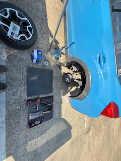 Regular automotive maintenance and inspection mobile service